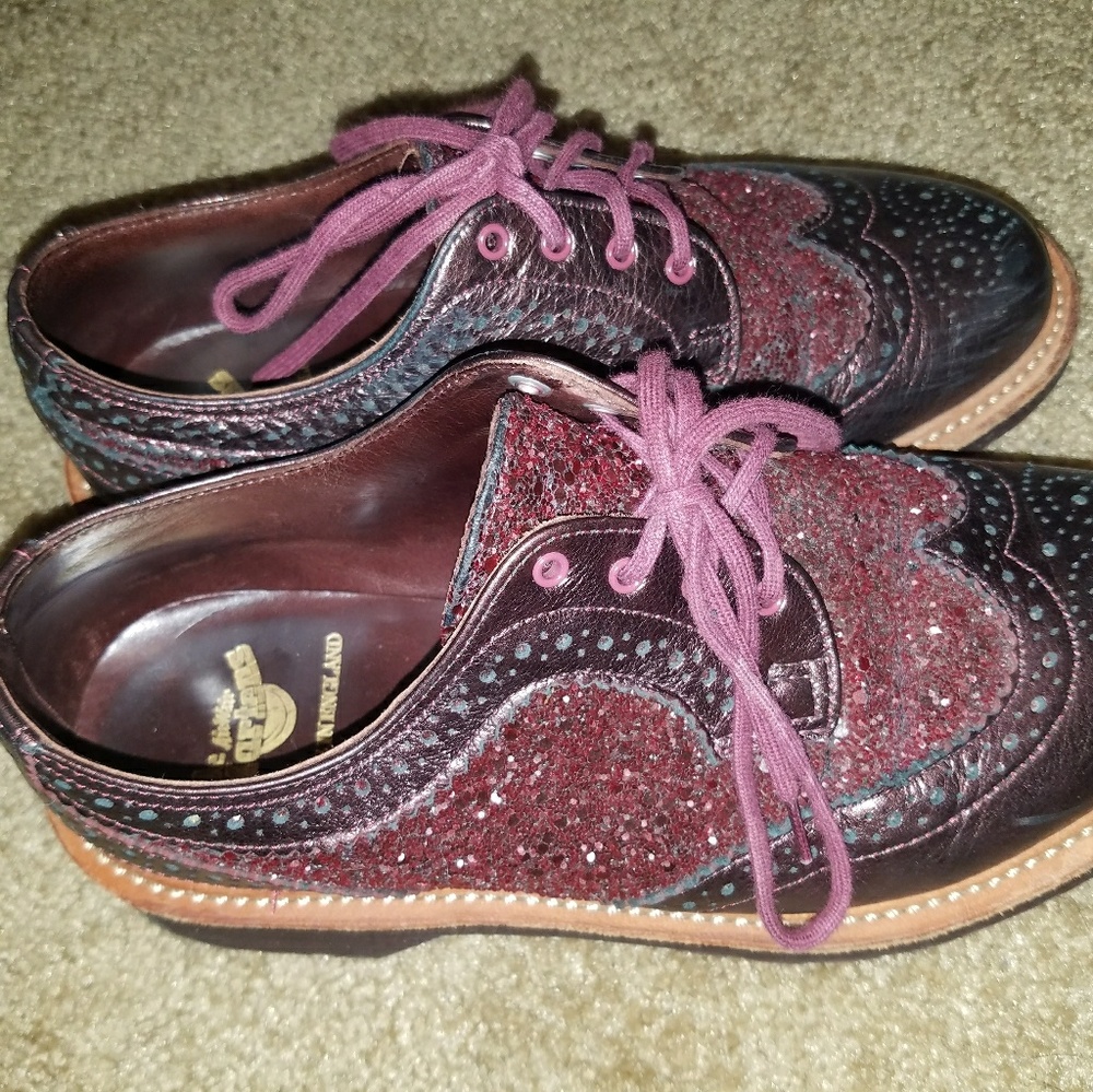 Red Oxford Dr. Martens